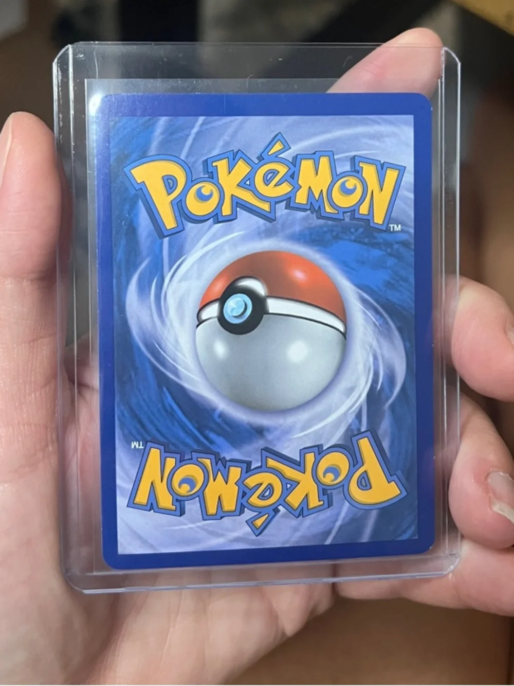 Pokemon Salamence Trading Card — Yellow Border, Blue Dragon Artwork